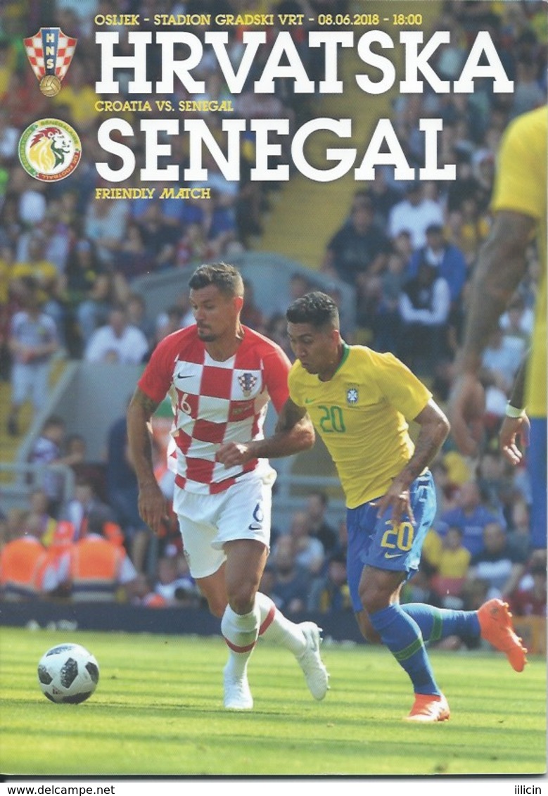 Sport Programme PR000070 - Football (Soccer Calcio): Croatia Vs Senegal 2018-06-08 - Programs