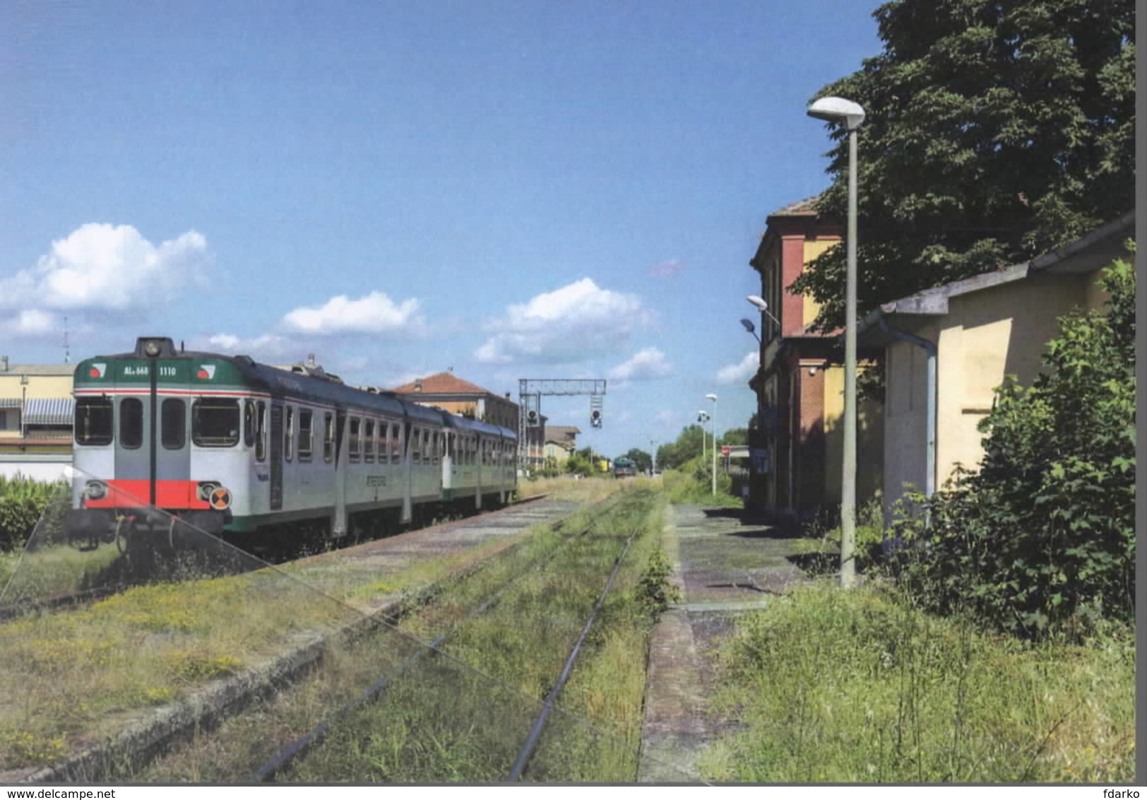 461 ALn 668.1119 Fiat Stazione Di Ospedaletto Lodigiano Lodi Railroad Tunel Trein Railways Treni - Stazioni Con Treni