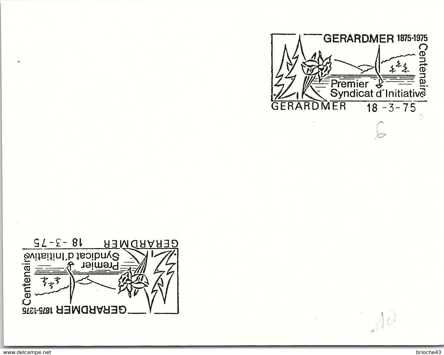 ESSAI - GERARDMER 18.3.75    /3 - Sellados Mecánicos (Publicitario)