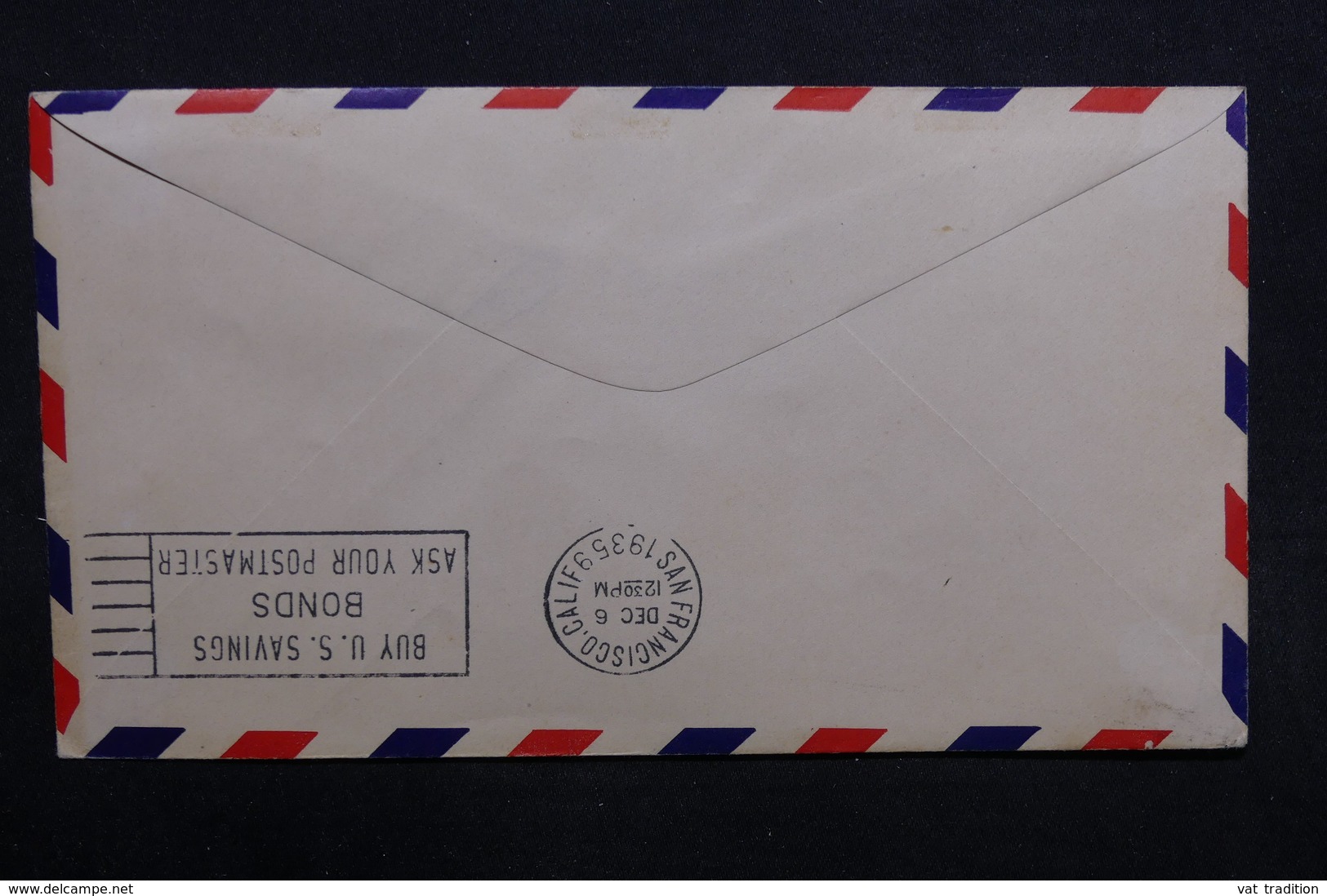 ETATS UNIS - Enveloppe 1 Er Vol De Guam En 1935 - L 32764 - Marcophilie