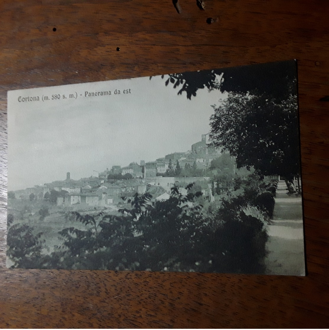 Cartolina Postale 1920, Cortona Panorama Da Est - Arezzo