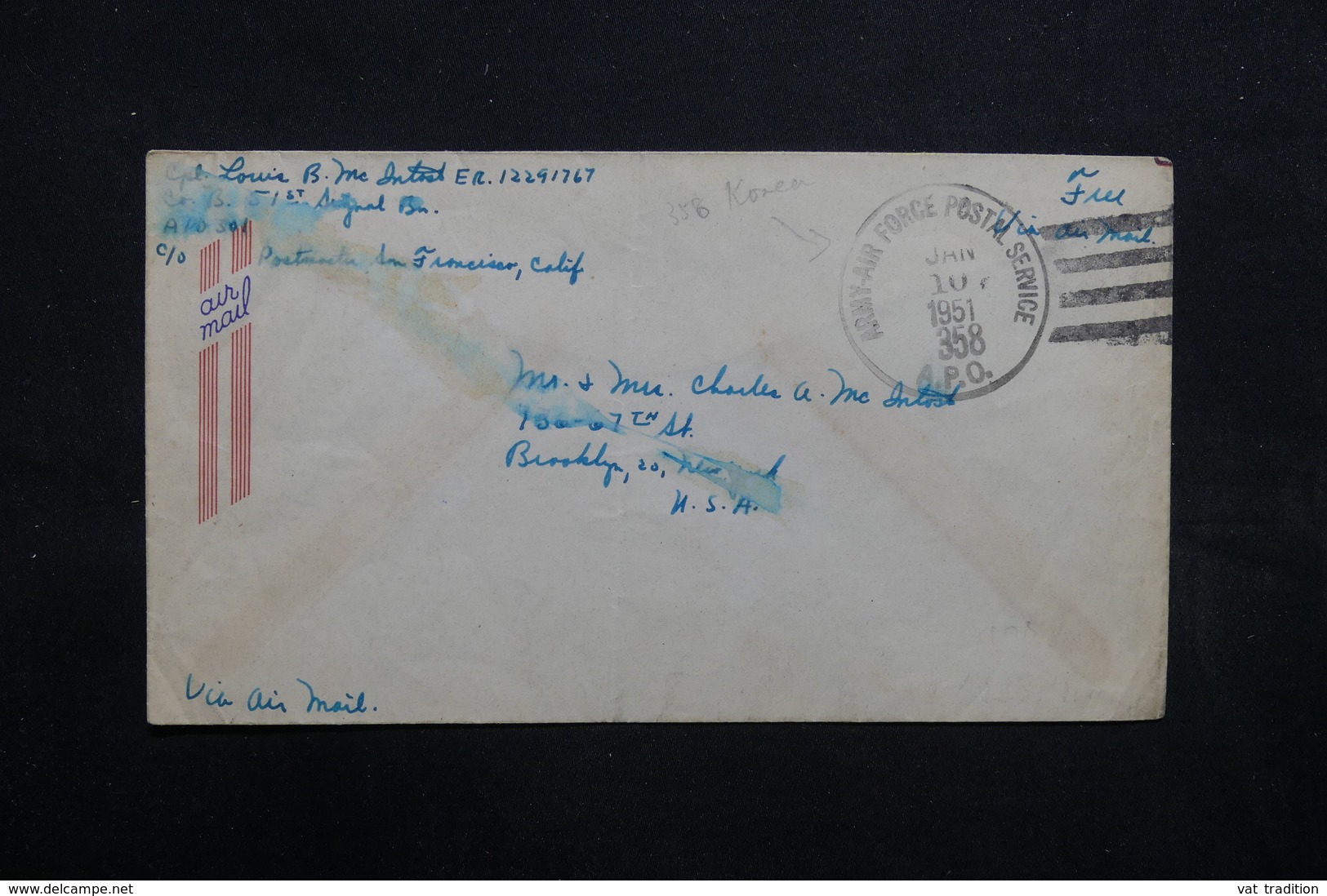 ETATS UNIS - Enveloppe En Fm  En 1951 Pour New York - L 32779 - Marcophilie