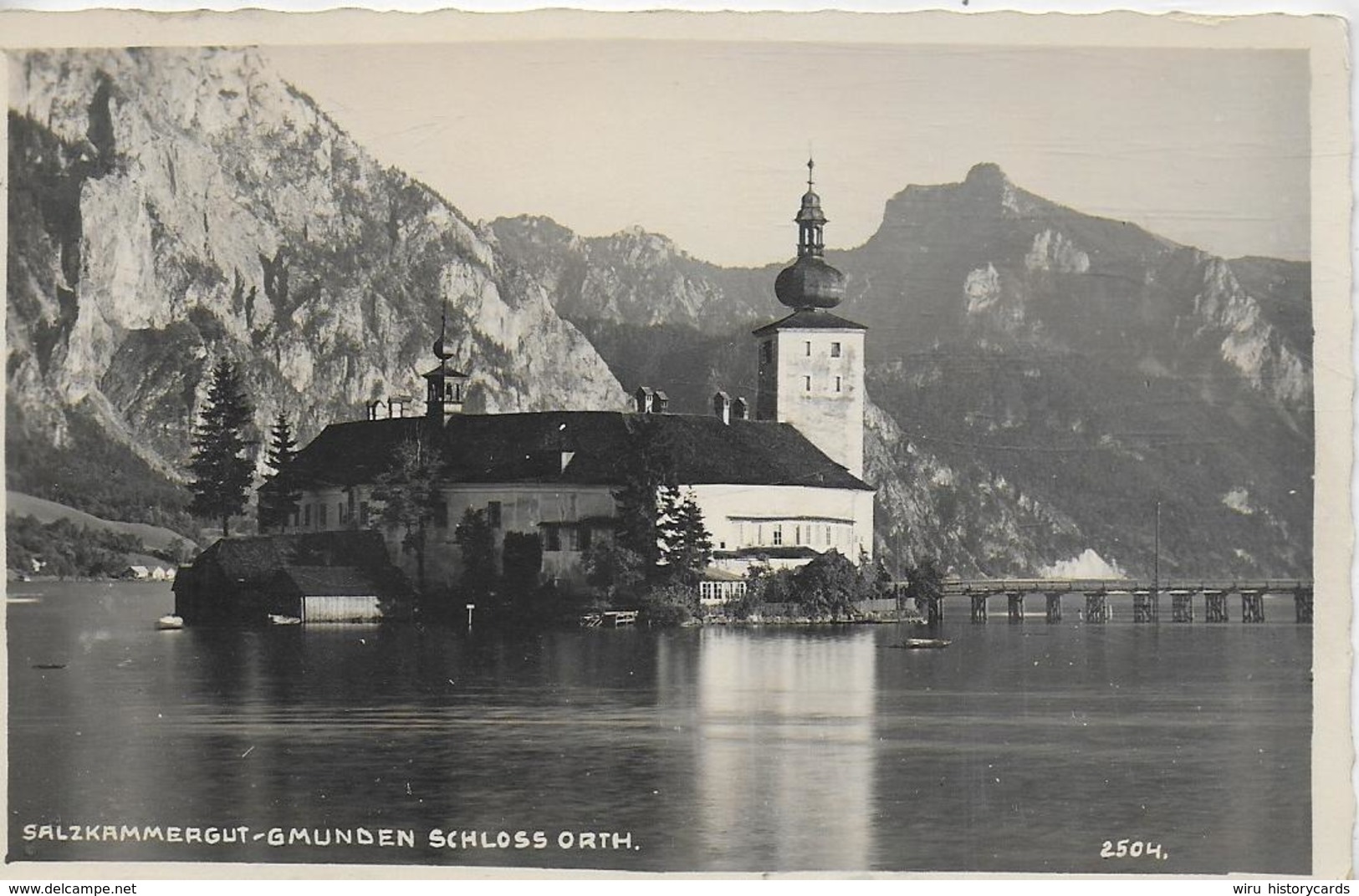 AK 0262  Gmunden - Schloss Orth / Verlag Brandt Um 1935 - Gmunden