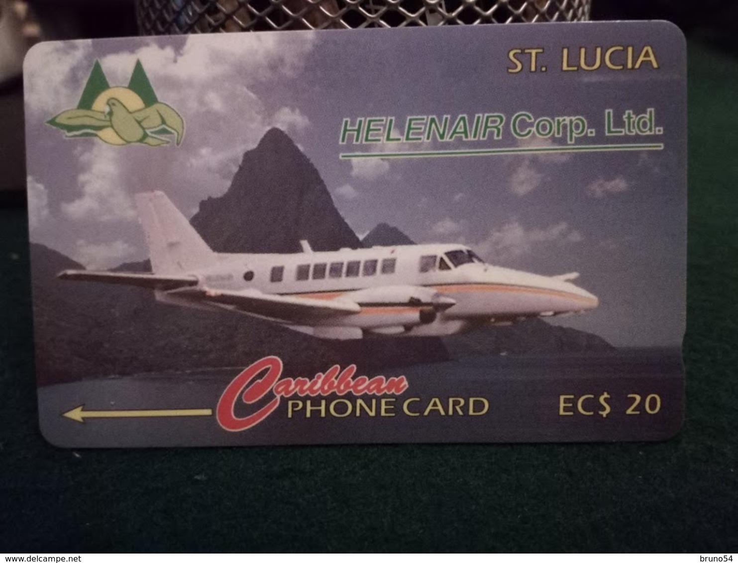 14 different phonecards from St Lucia