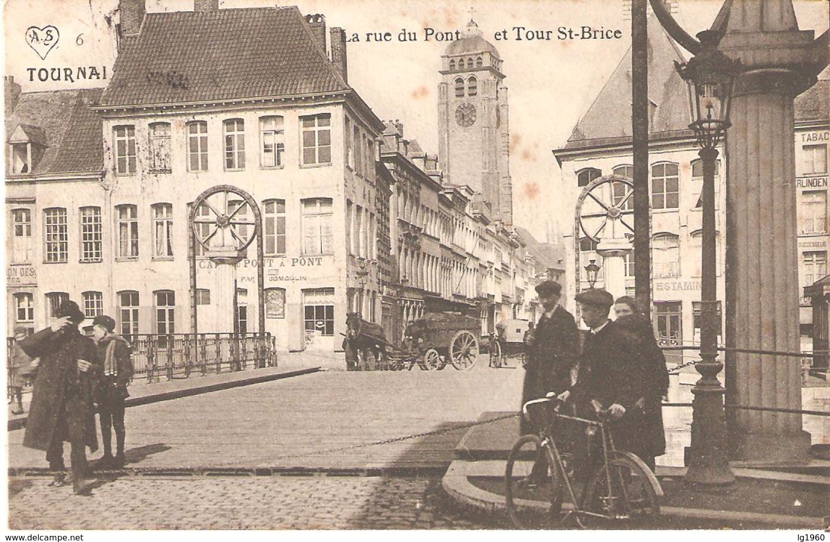 TOURNAI - LA Rue Du Pont - 1912 - Tournai