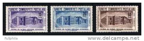 1952 TURKEY 8TH INTERNATIONAL CONGRESS OF THEORETIC AND APPLIED MECHANICS MNH ** - Neufs