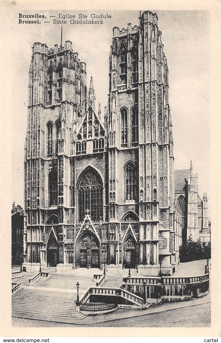 BRUXELLES - Eglise Ste Gudule - Monuments, édifices