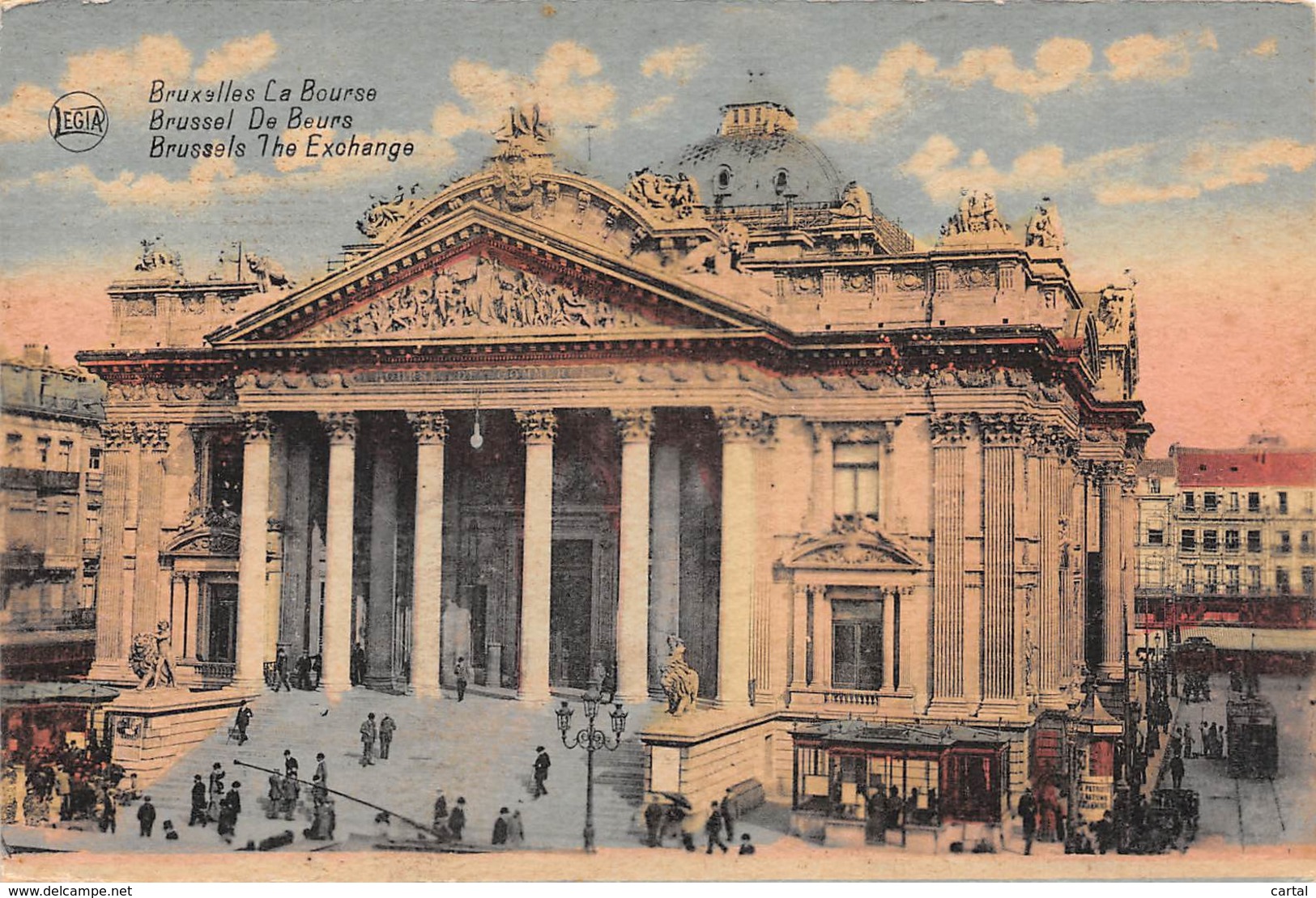 BRUXELLES - La Bourse - Monuments, édifices