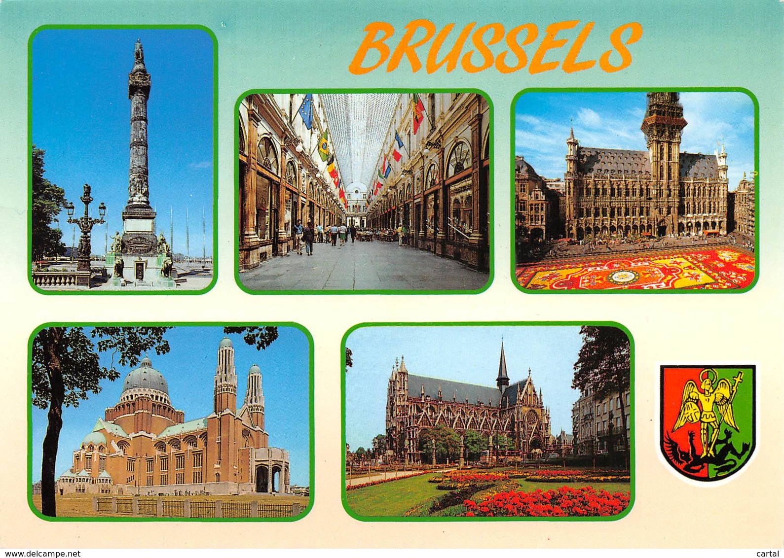 CPM - BRUSSELS - Multi-vues, Vues Panoramiques