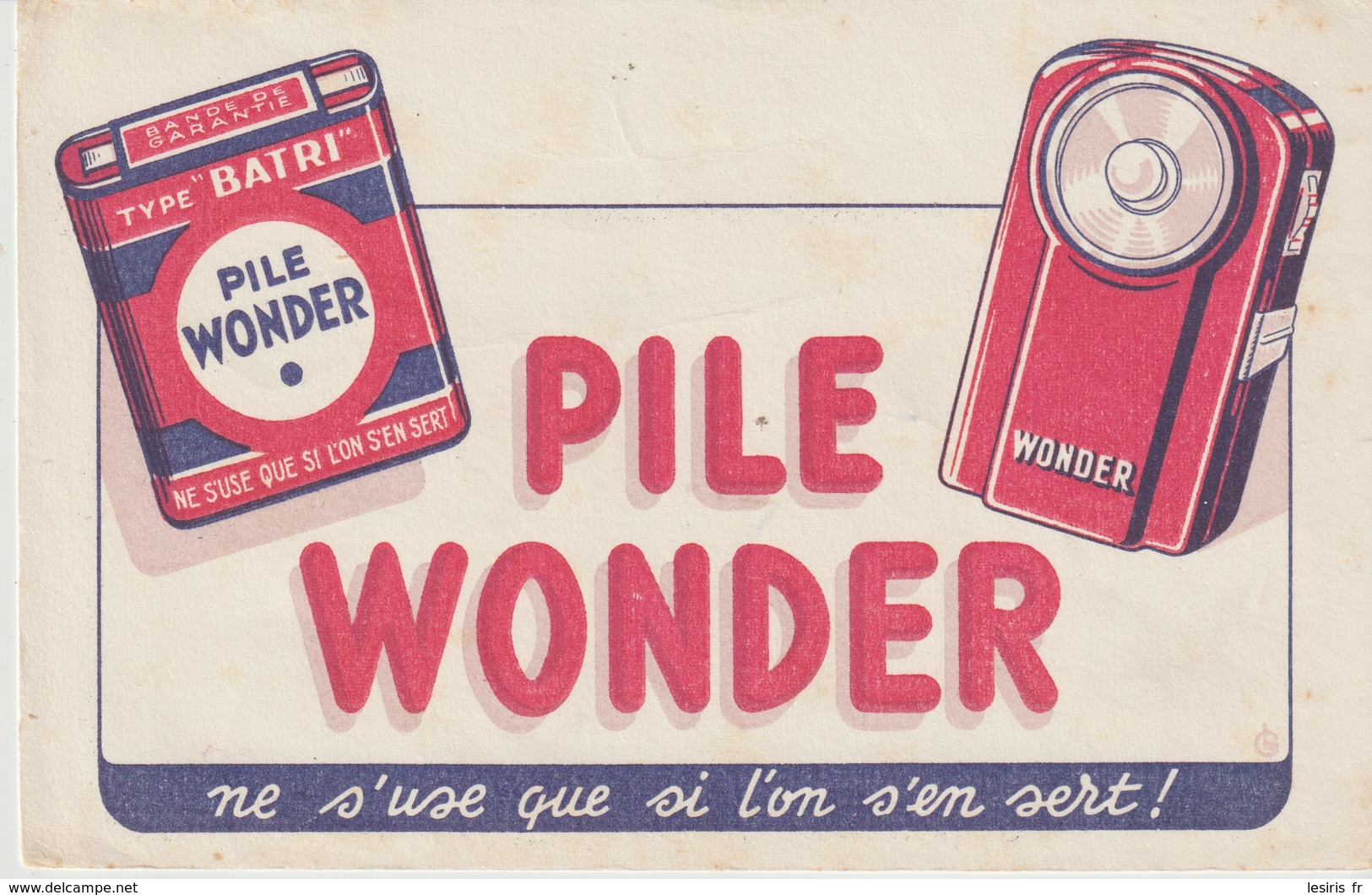 BUVARD - PILE WONDER - NE S'USE QUE SI L'ON S'EN SERT - - Batterien