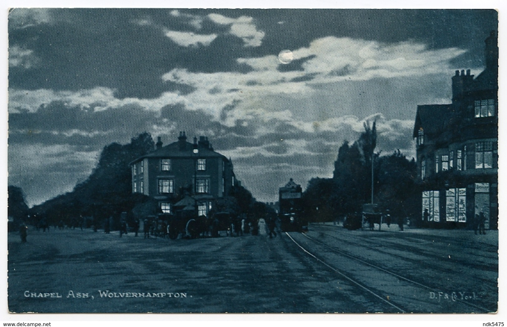 WOLVERHAMPTON : CHAPEL ASH - MOONLIGHT, TRAM - Wolverhampton