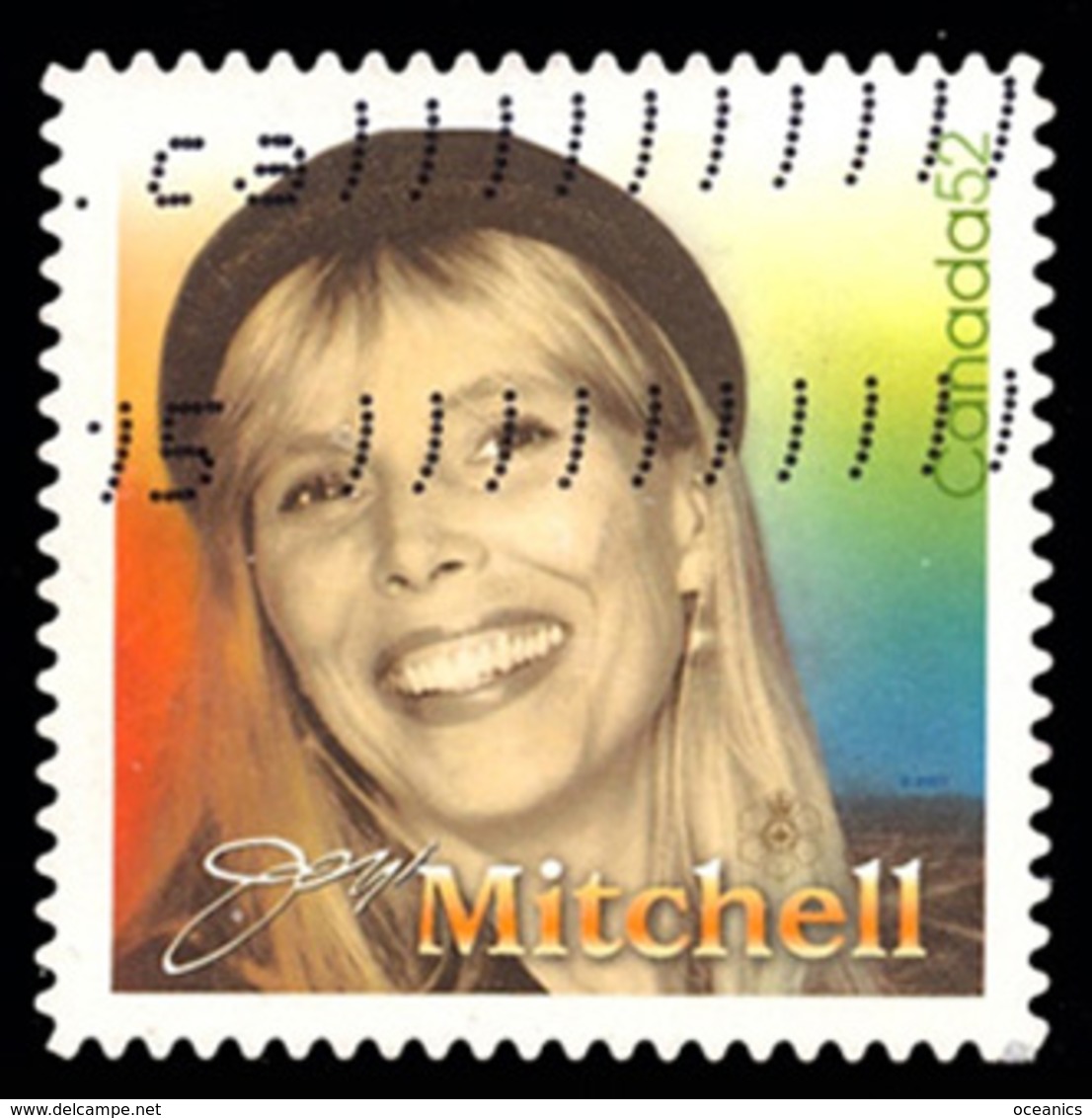 Canada (Scott No.2221b - Joni Mitchell) (o) From SS / Du Feuillet - Oblitérés