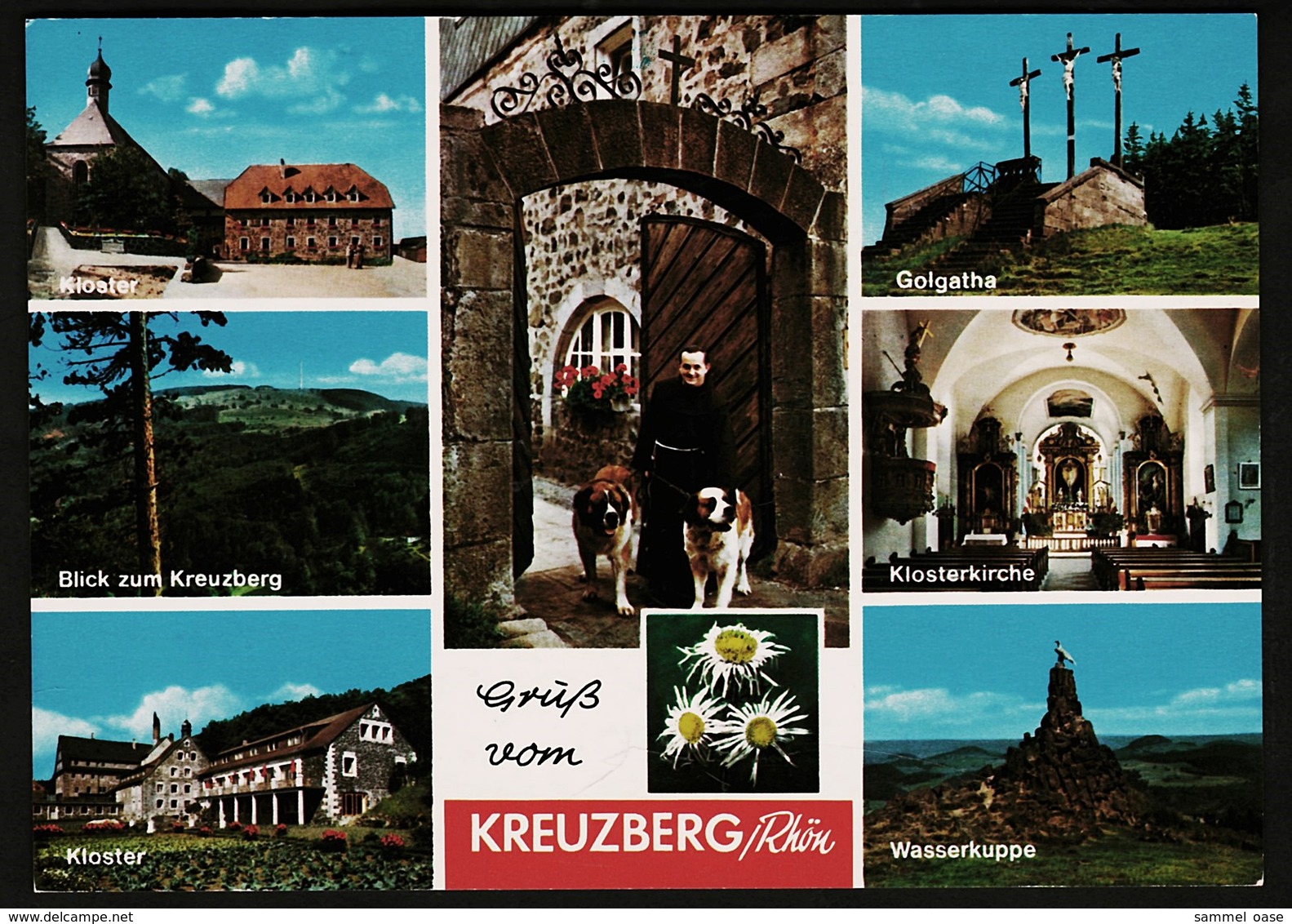 Die Röhn  -  Kreuzberg  -  Mehrbild-Ansichtskarte Ca. 1980   (11139) - Rhoen