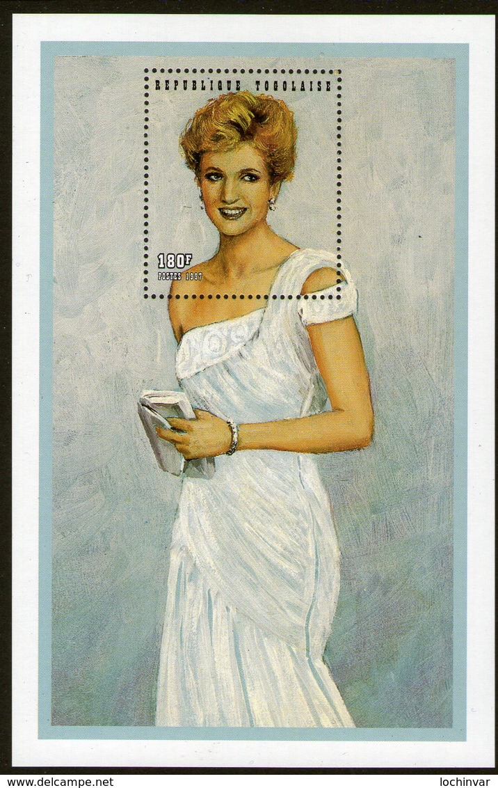 TOGO, 1998 PRINCESS DIANA MINISHEET MNH - Togo (1960-...)