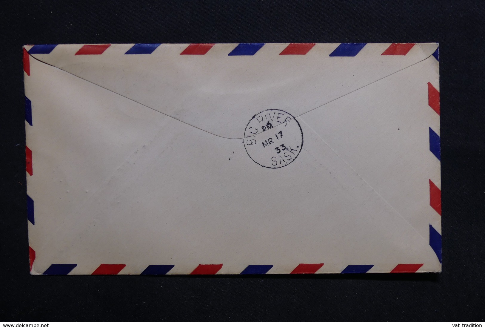 CANADA - Enveloppe 1 Er Vol Ile à La Crosse / Big River En 1933 - L 32802 - Briefe U. Dokumente