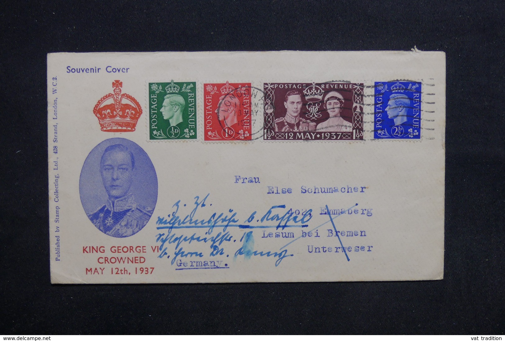 ROYAUME UNI - Enveloppe FDC En 1937 - King George VI - L 32805 - ....-1951 Vor Elizabeth II.