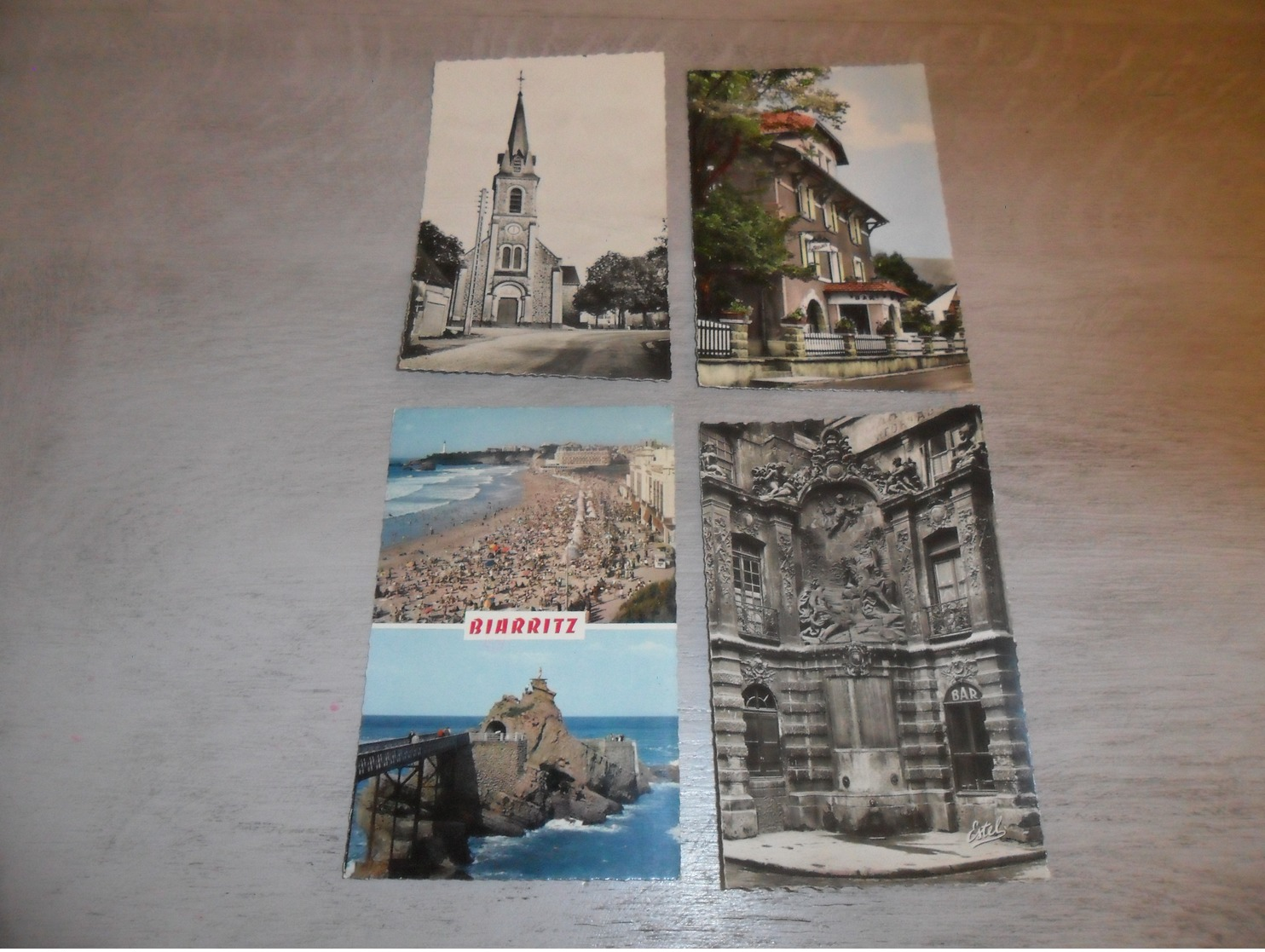 Lot de 60 cartes postales de France S. M. petit format brillante      Lot van 60 postkaarten van Frankrijk