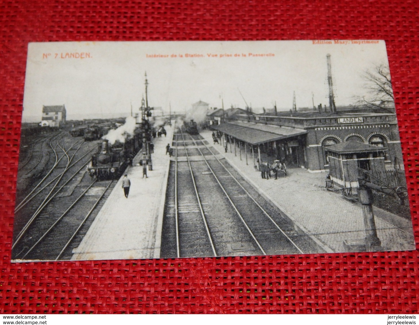 LANDEN -  Interieur De La Station - Vue Prise De La Passerelle - Landen