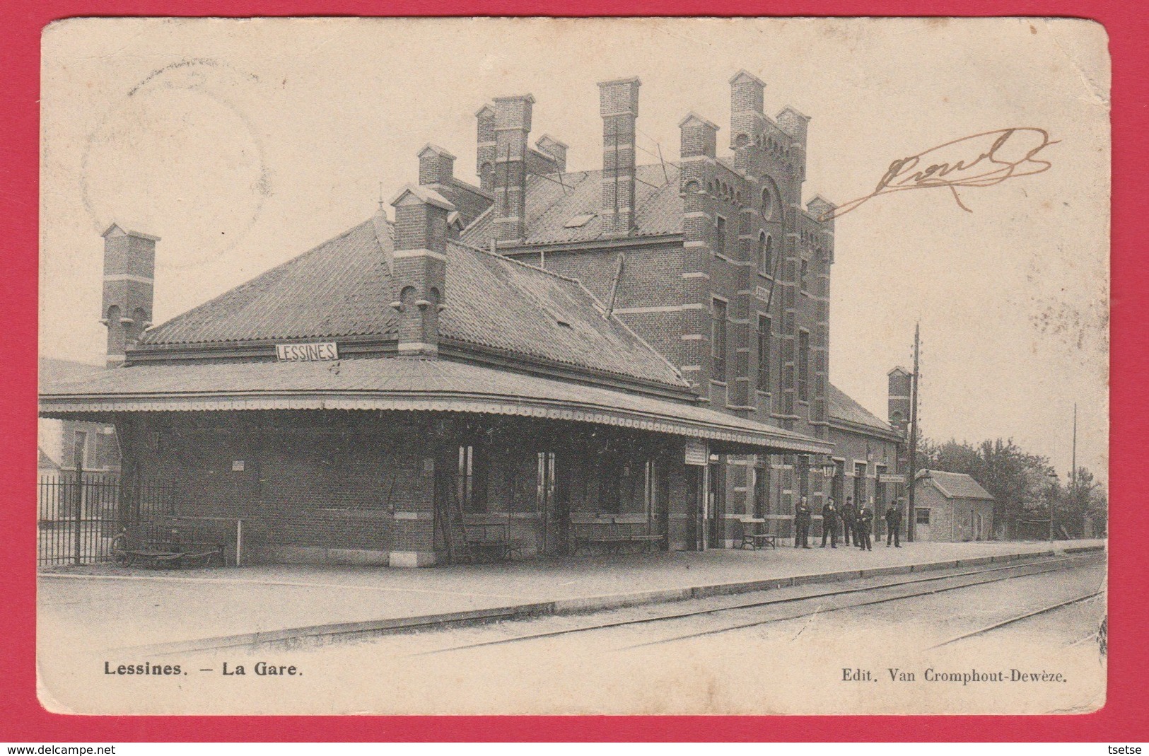 Lessines - La Gare -1904 ( Voir Verso ) - Lessines