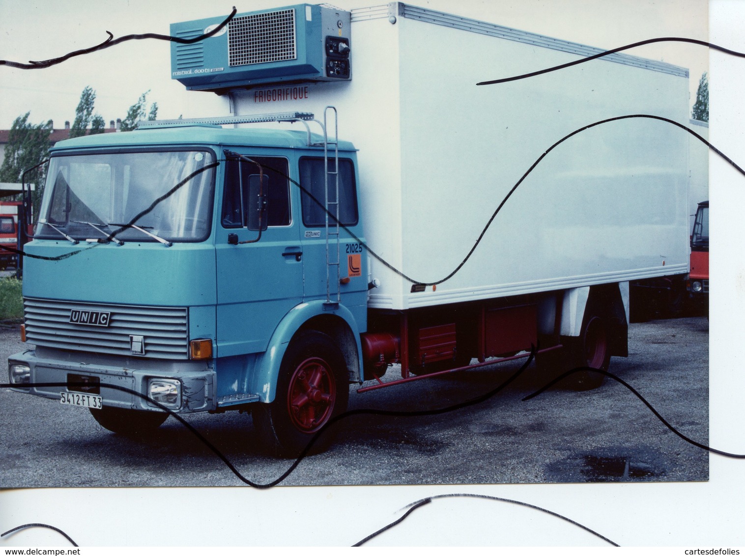 PHOTO COULEUR. CAMION . UNIC . CARRIER - Automobiles