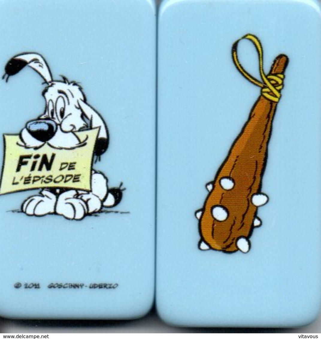 Fin De L'épisode - Domino Astérix - Chien Dog Figurine BD Jeu - Autres & Non Classés