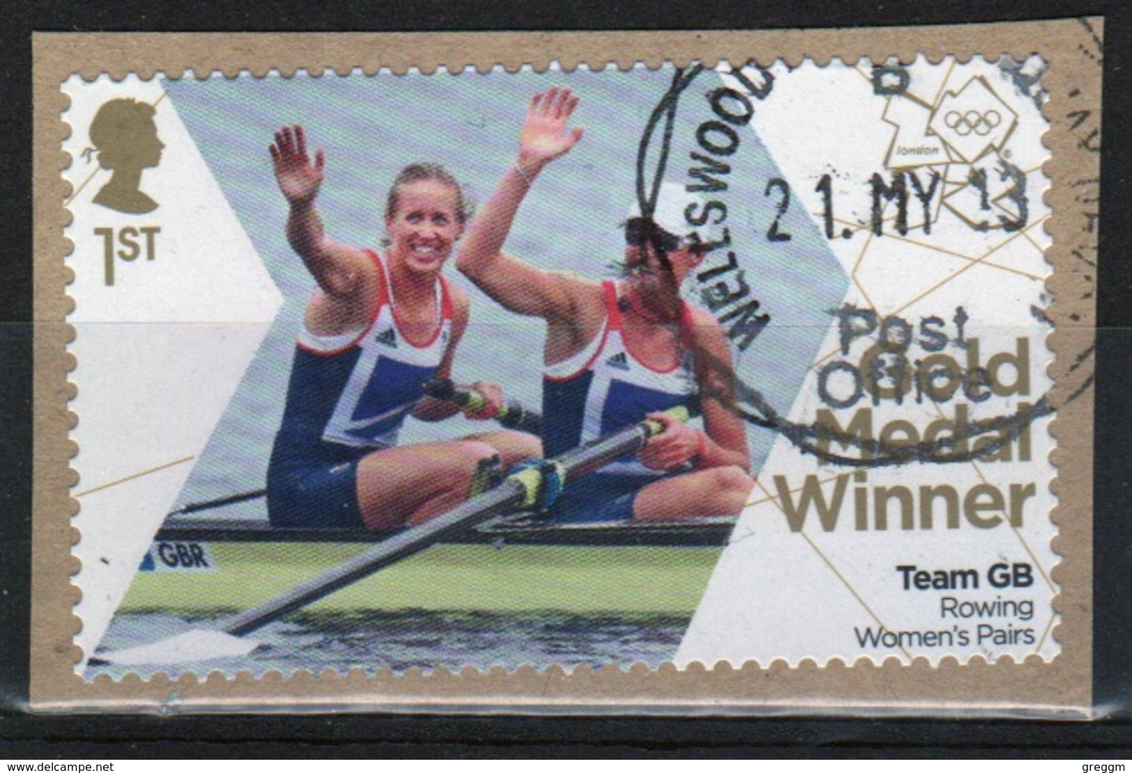 Great Britain 2012 Single 1st Class Stamp From British Gold Medal Winners At The London Olympics. - Used Stamps