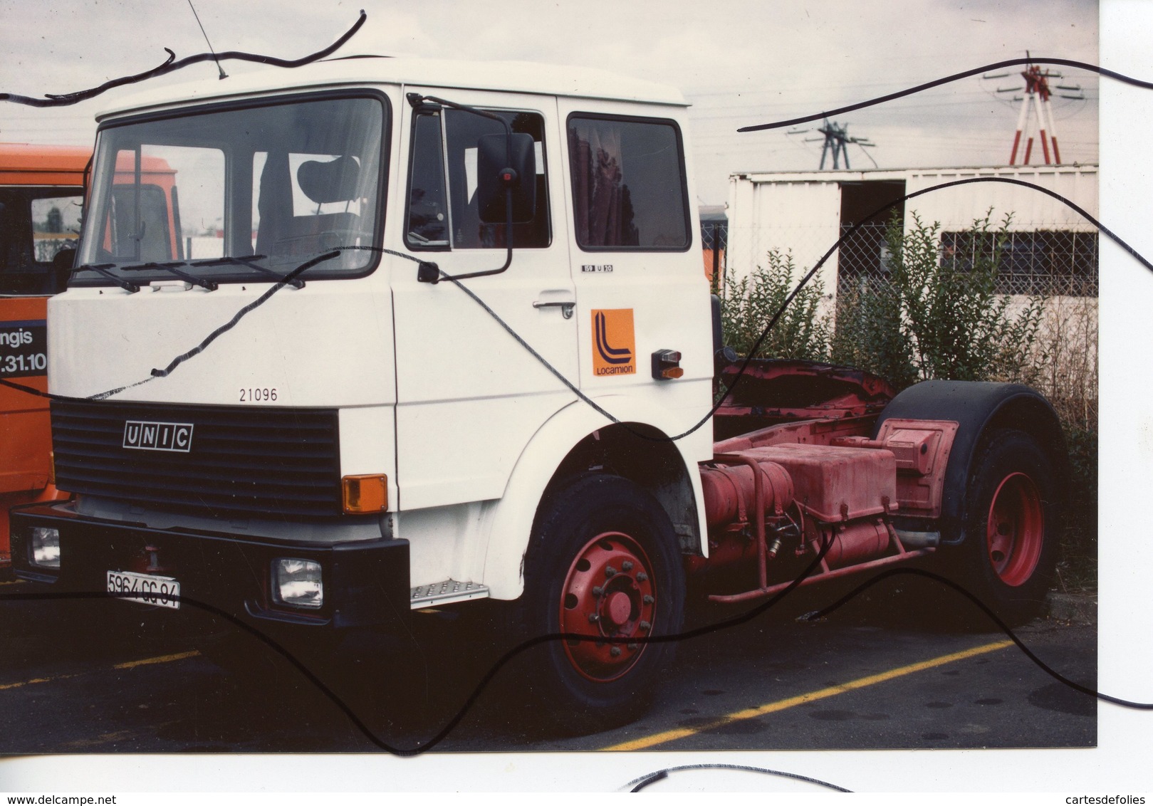 PHOTO COULEUR. CAMION REMORQUE UNIC - Automobiles