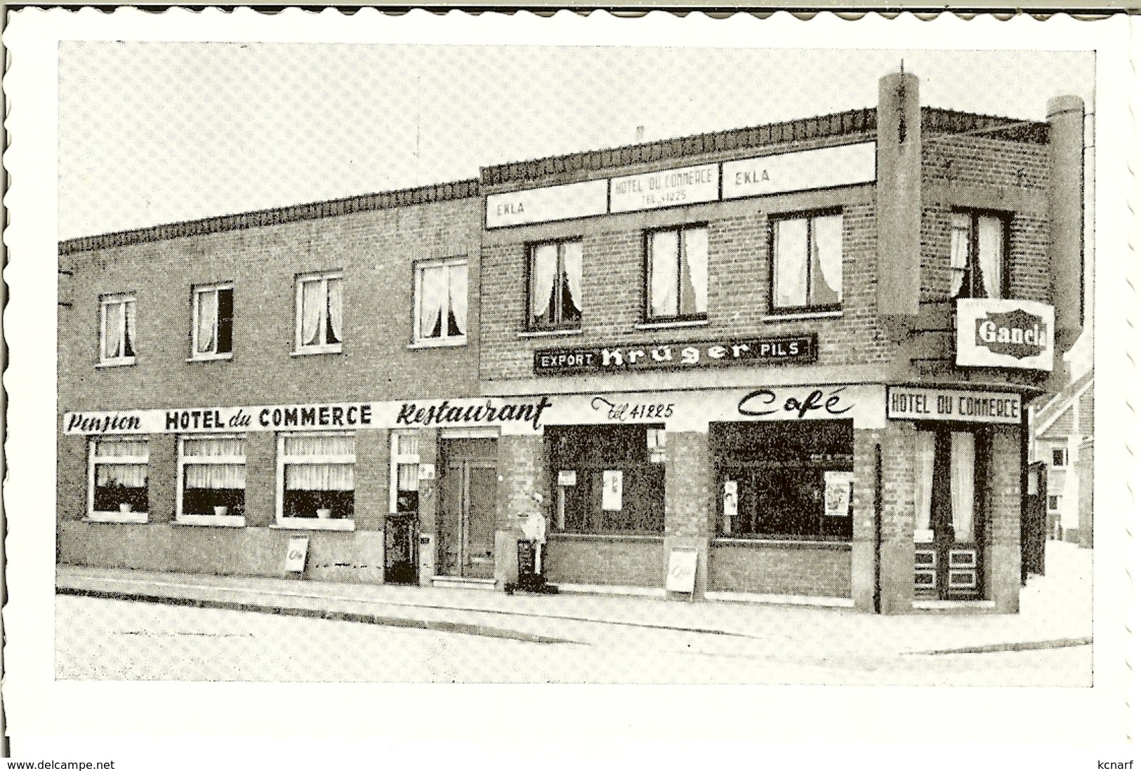 CP De LA PANNE ( De Panne  ) " Hotel Du Commerce " - De Panne