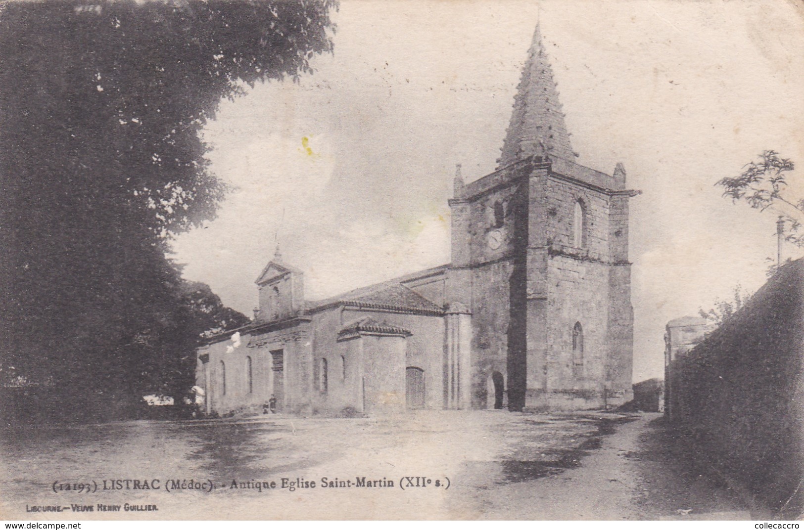 LISTRAC MEDOC EGLISE SAINT-MARTIN GIRONDE - Autres & Non Classés