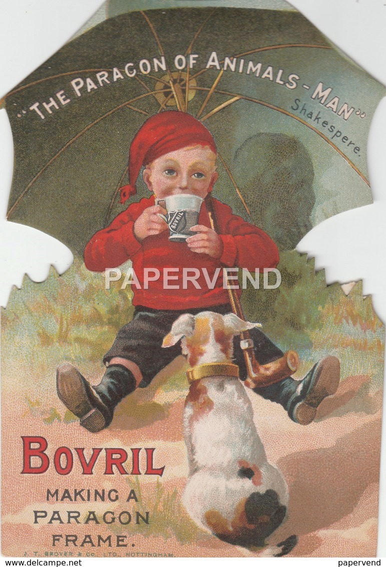 Advert  BOVRIL Cut-out  Advert  1909  E111 - Advertising