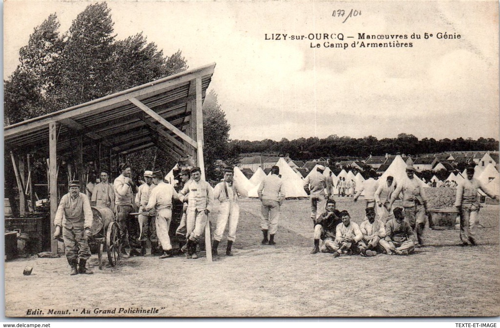 77 LIZY SUR OURCQ - Manœuvres Du Génie à Armentières - Lizy Sur Ourcq