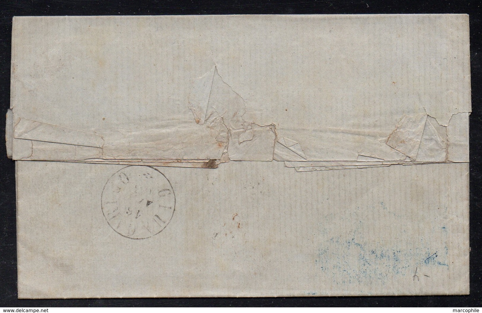 ITALIE - ITALIA - LIVORNO / 1863 LAC POUR GIUNCARICO (ref 7911) - Marcophilie