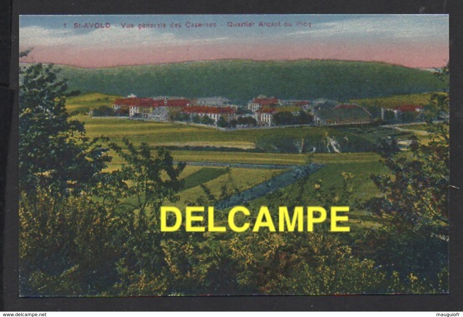 DD / MILITARIA / CASERNES / SAINT-AVOLD (MOSELLE) : VUE GENERALE DES CASERNES  -  QUARTIER ARDANT DU PIC - Barracks