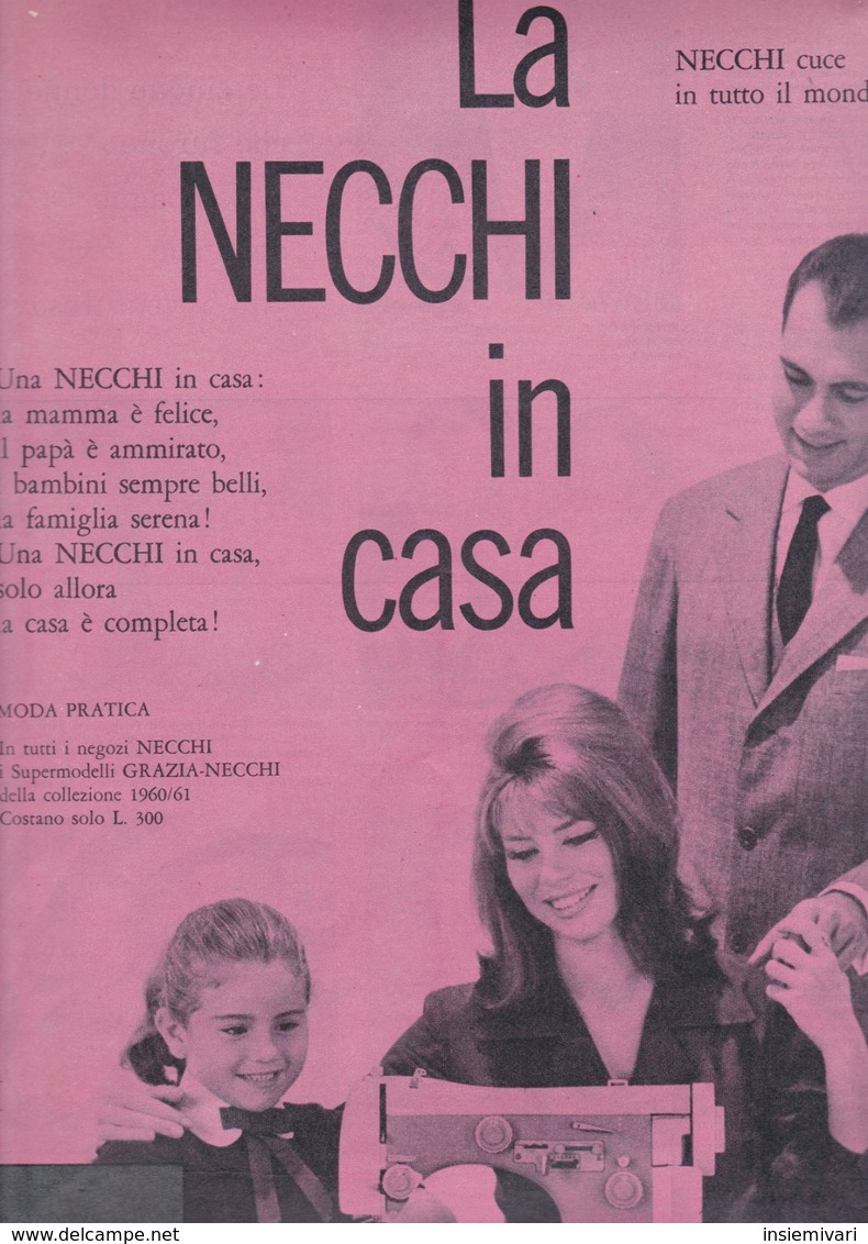 (pagine-pages)PUBBLICITA' NECCHI    Epoca1960/530. - Other & Unclassified
