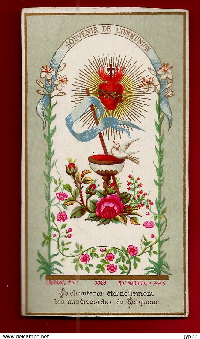 Image Pieuse Holy Card Je Chanterai éternellement Les Miséricordes Du Seigneur - Ed Bouasse Jeune 3349 - Andachtsbilder