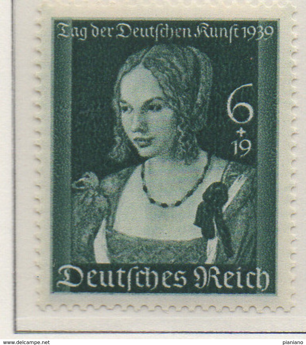 PIA - GERMANIA - 1939  : Giornata Dell'arte Tedesca - "Dama Veneziana" Di Albrecht Durer-  (Yv 638) - Altri & Non Classificati