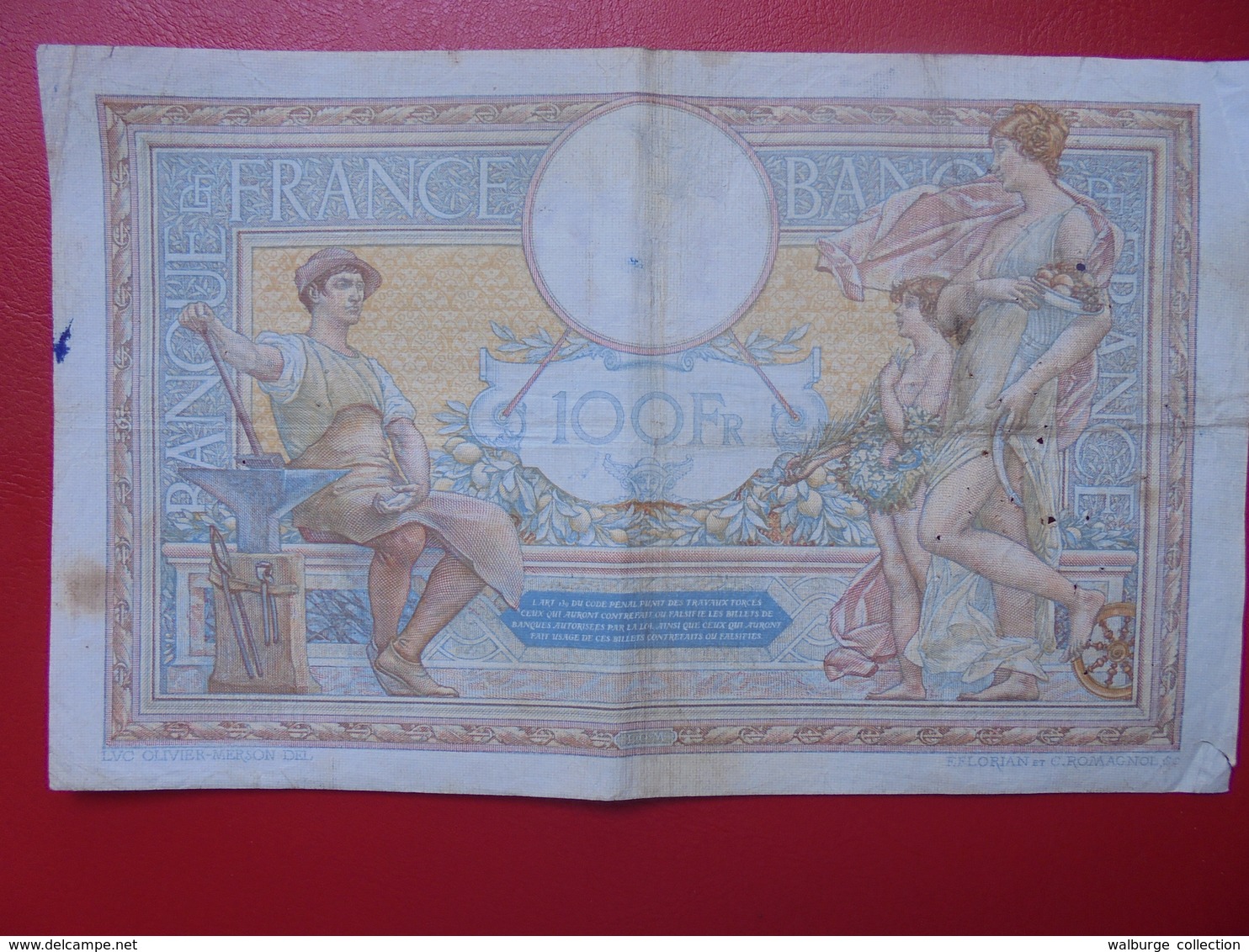 FRANCE 100 FRANCS 14-5-36 CIRCULER (B.4) - 100 F 1908-1939 ''Luc Olivier Merson''