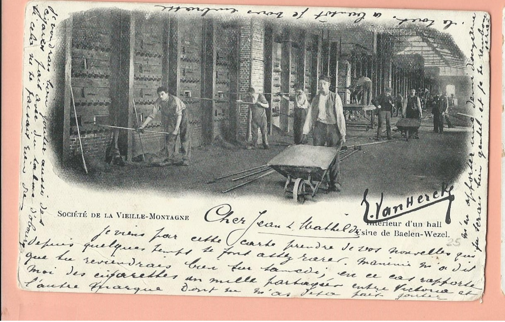 LIEGE  -  Société De La Vieille Montagne  -  Usine De Baelen-Wezel - Liege