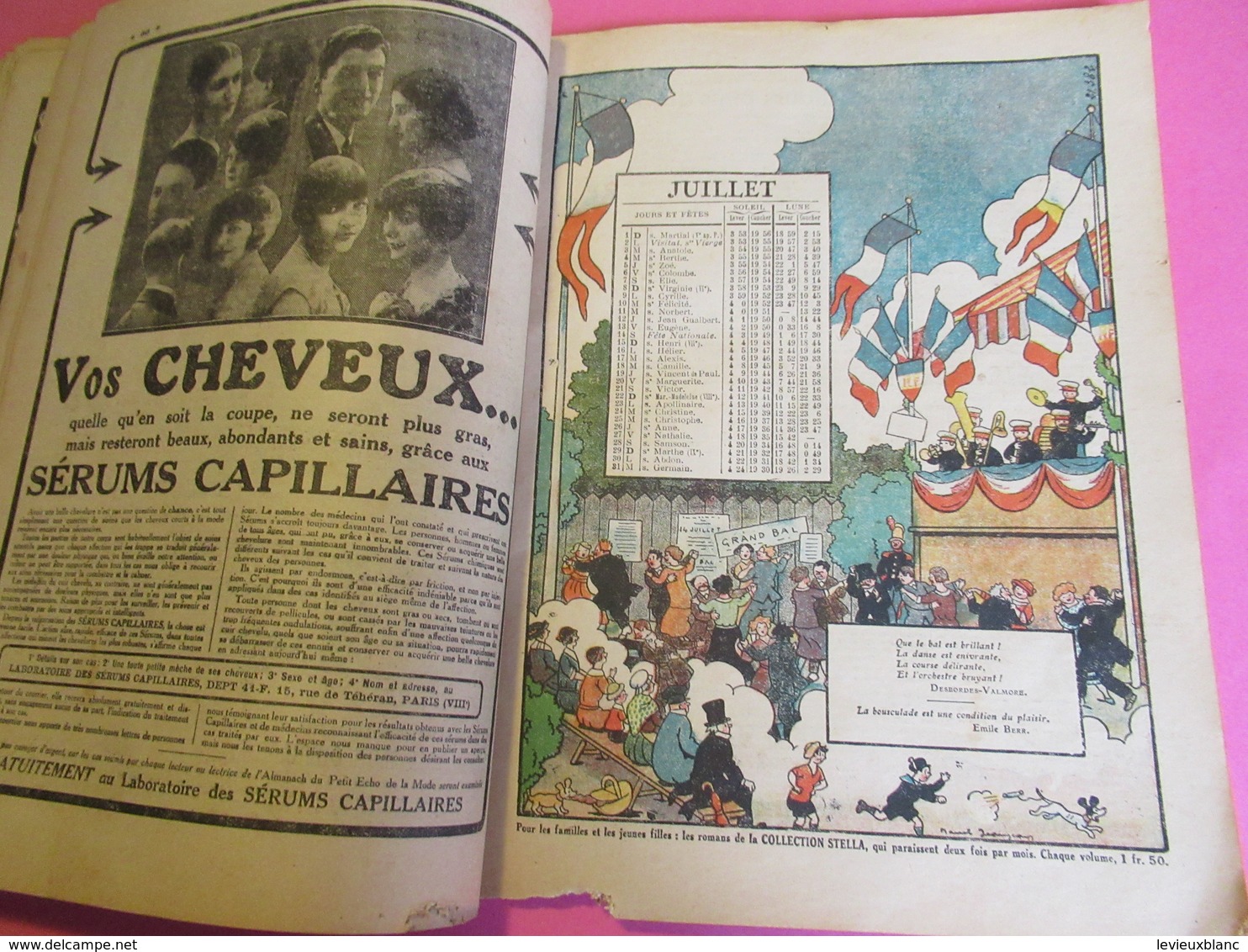 Almanach du Petit Echo de la Mode/ Le grand Almanach du Foyer et de la Famille française/  1928              LIV163