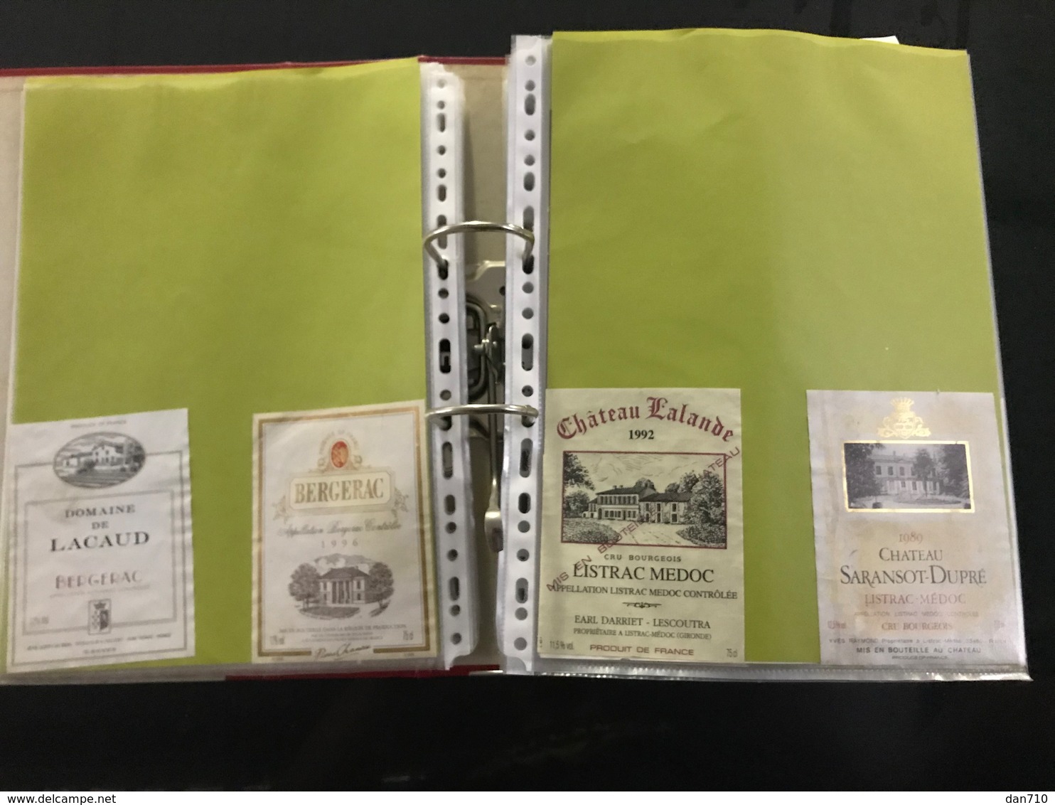 Rare Superbe Collection Étiquettes Vin - Collezioni & Lotti