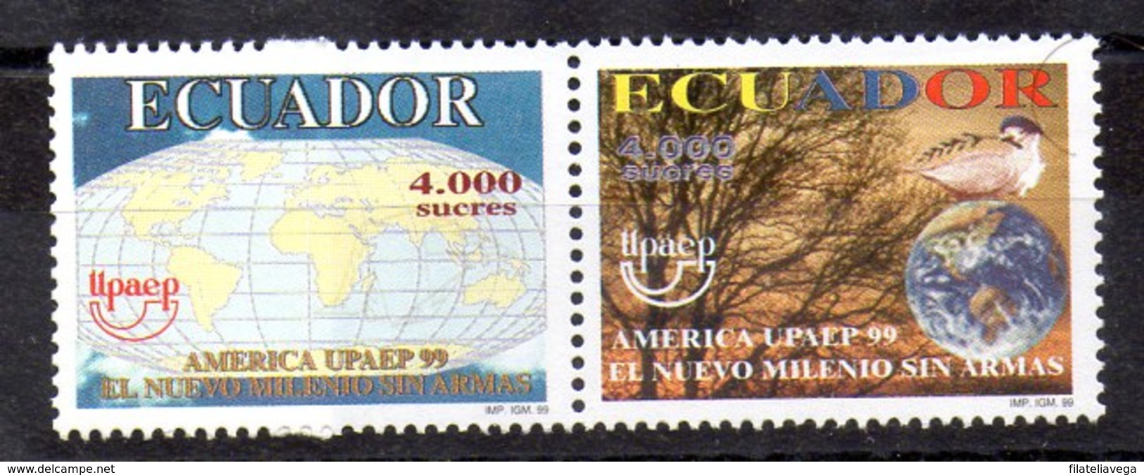 Serie De Ecuador Nº Yvert 1473/74 ** UPAE - Ecuador