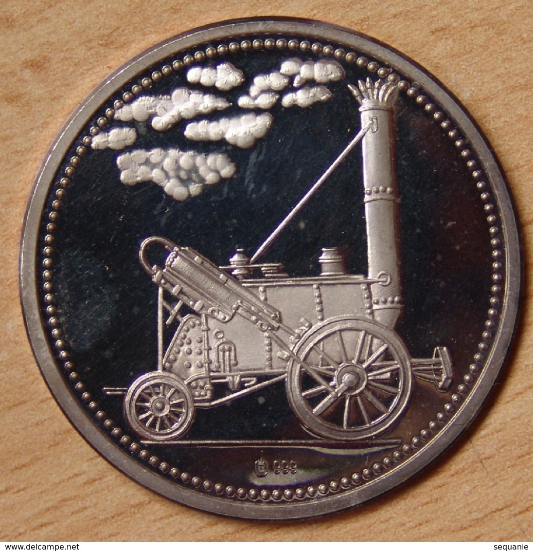 Médaille Transport Ferroviaire, Locomotive Old T3 "STAAR" - Professionnels / De Société