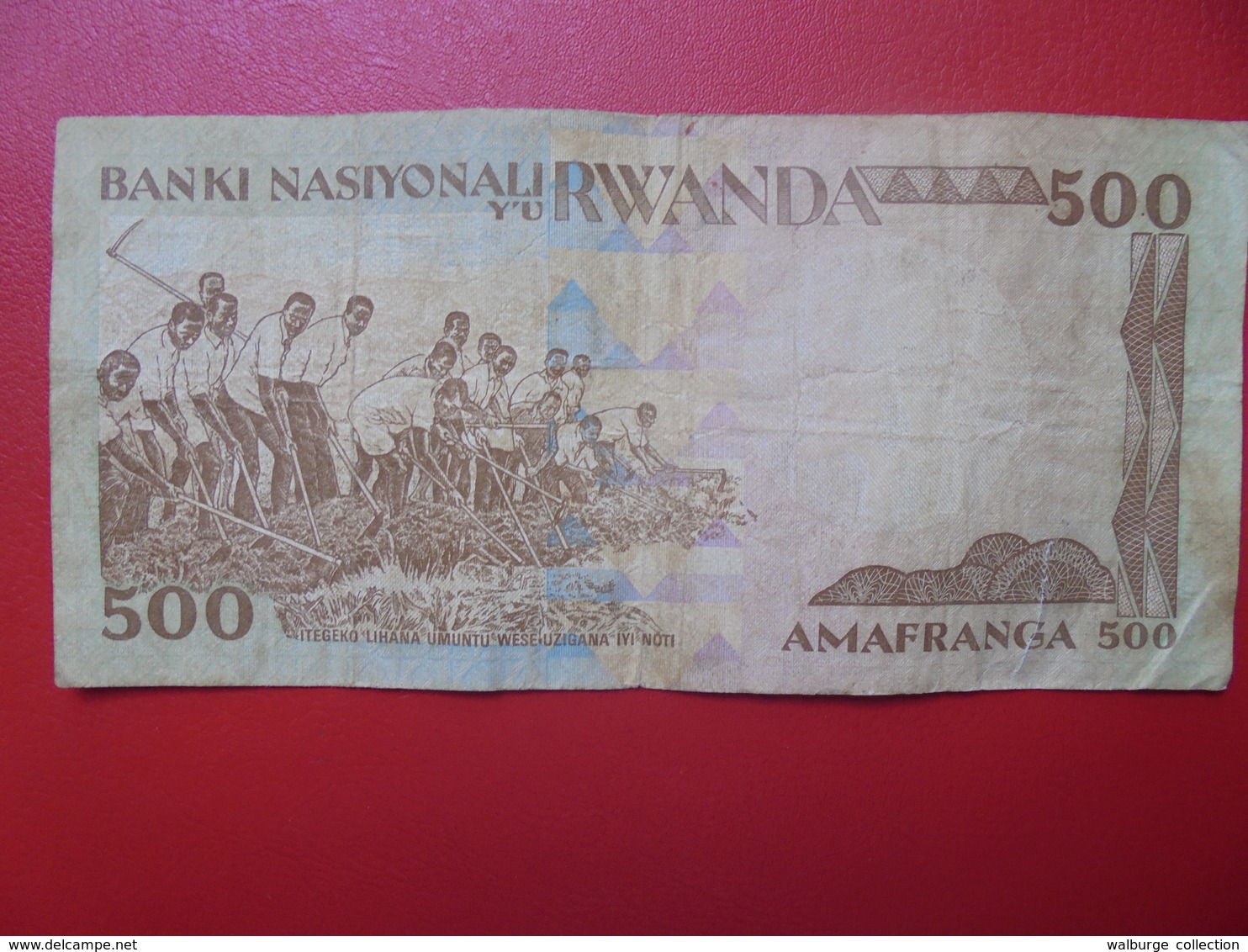 RWANDA 500 FRANCS 1981 CIRCULER (B.4) - Rwanda