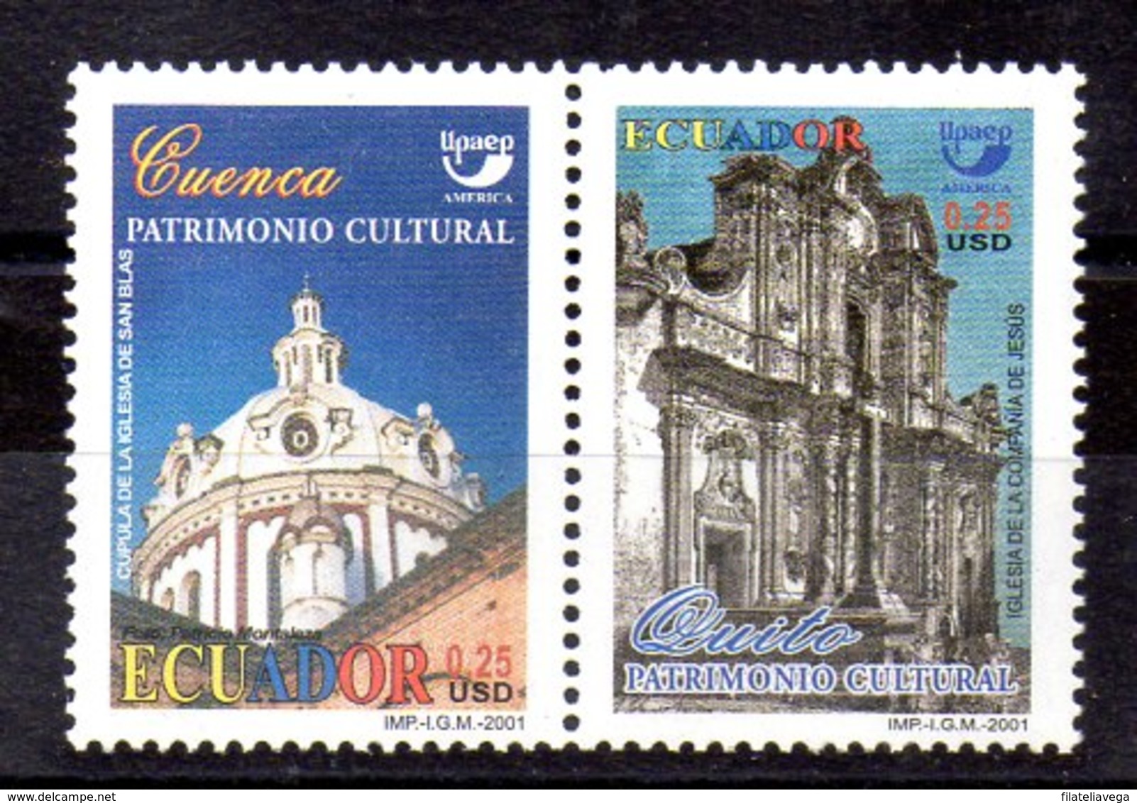 Serie De Ecuador Nº Yvert 1621B/C ** UPAEP - Ecuador