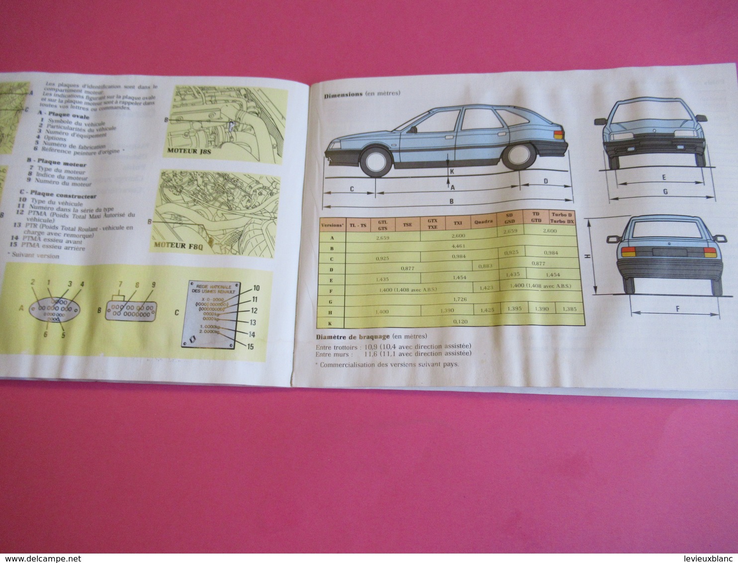 Notice d'Utilisation et d'entretien / RENAULT 21/ Régie Nationale des Usines Renault/ Billancourt/ 1989      LIV166