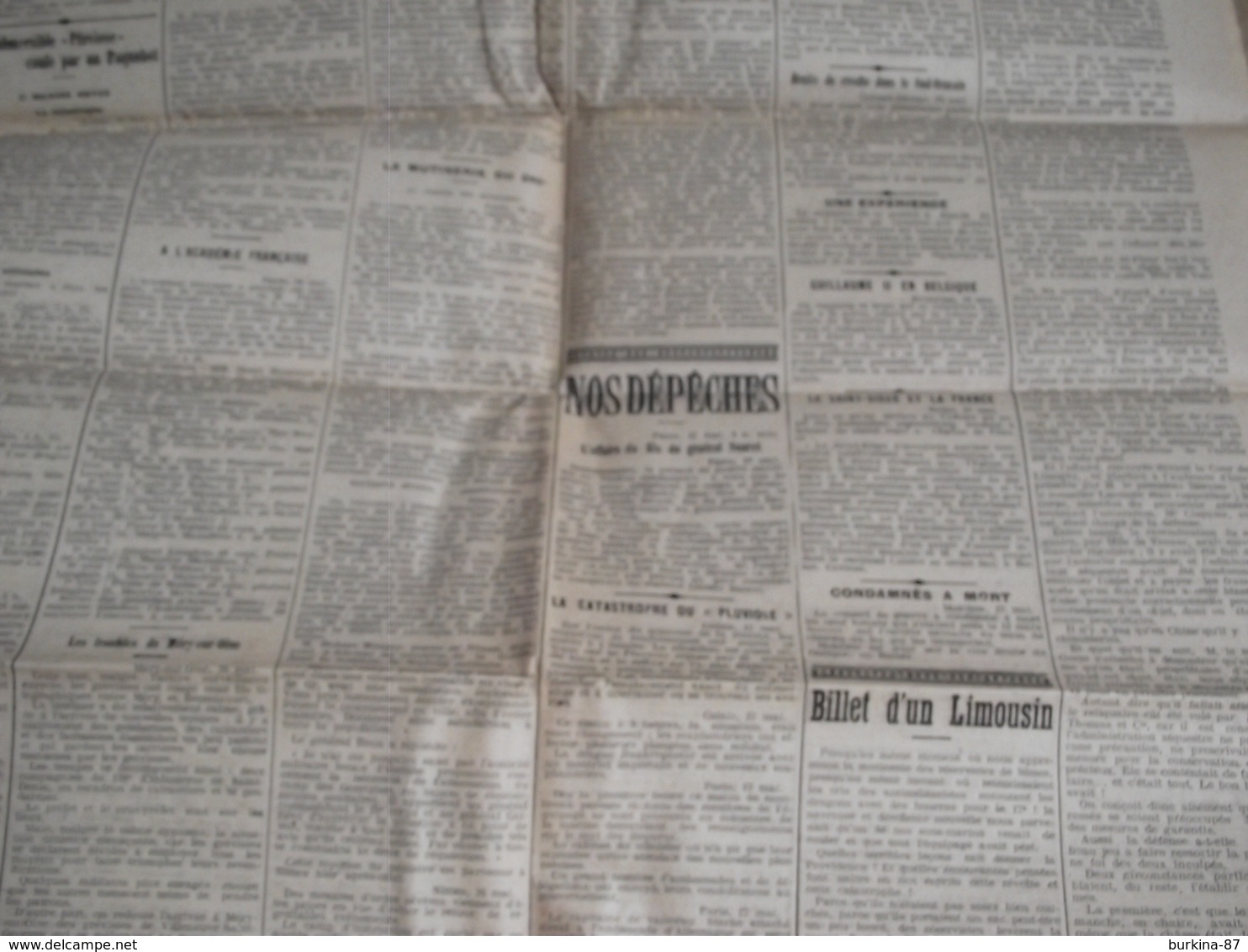 LA GAZETTE DU CENTRE, Journal,  28 Mai 1910 - Autres & Non Classés