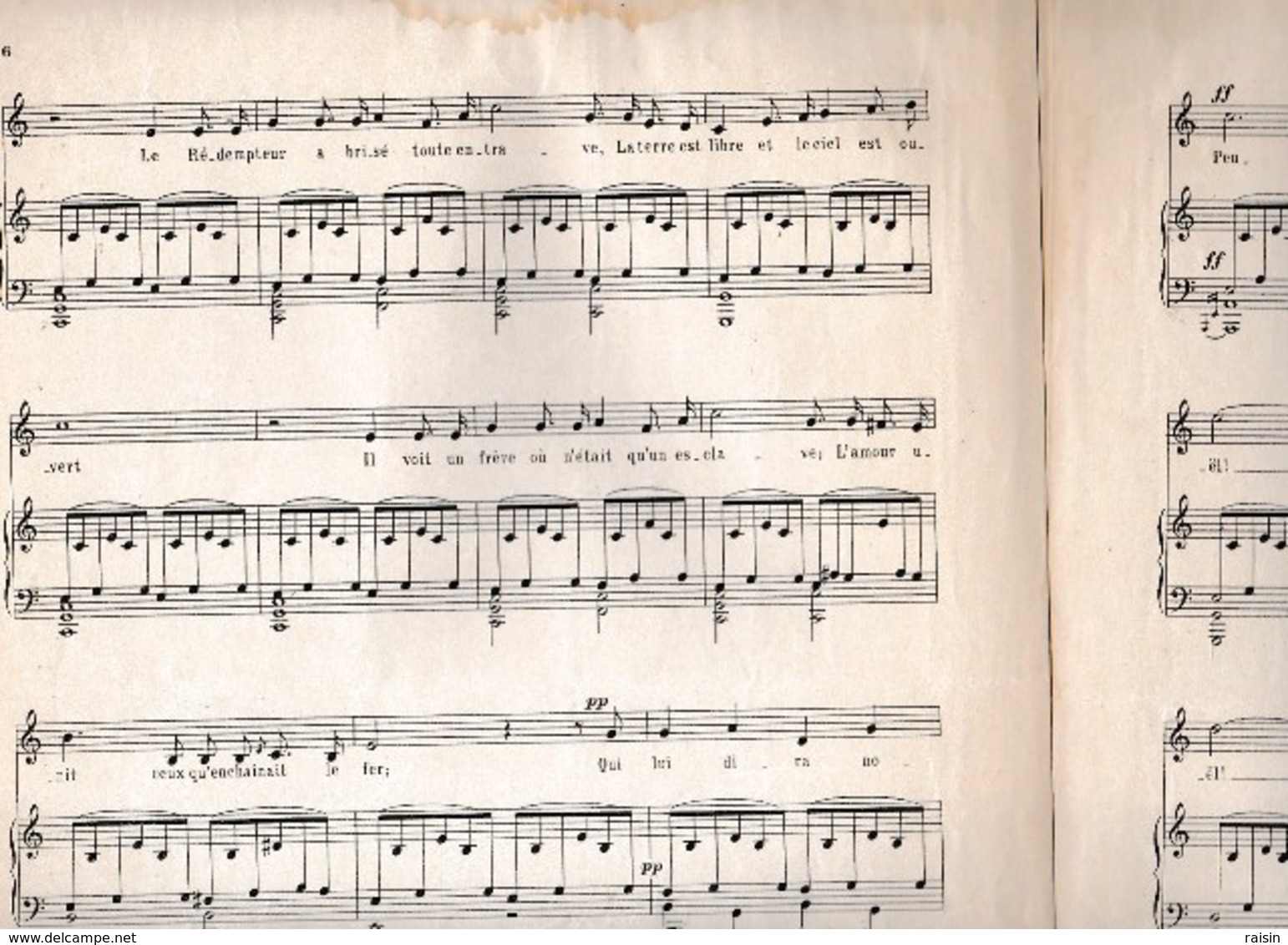 NOËL Cantique  Paroles Cappeau De Roquemaure Musique De Adolphe Adam Chant Piano 1922 état Moyen - Scores & Partitions