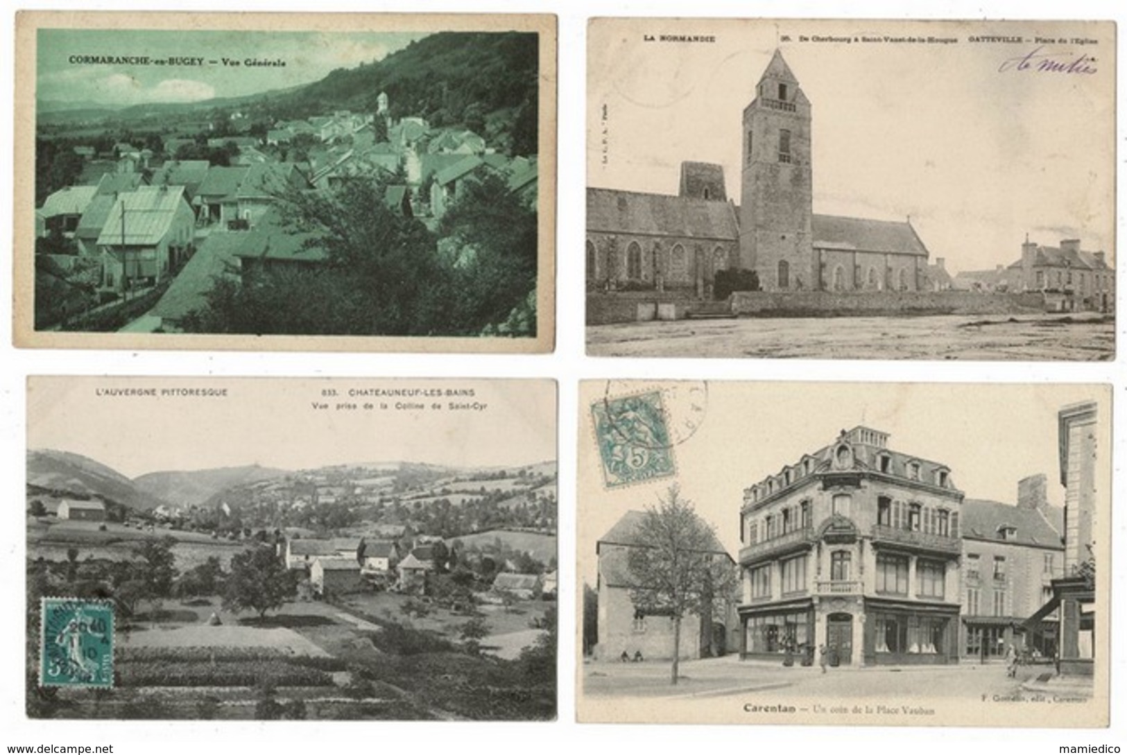 108 CP. Cartes Ordinaires En Bon état, Ayant En Majorité Voyagé. Prix De Départ 5 Euros.Toutes Sont Scannées. Lot N° 38 - 100 - 499 Postcards