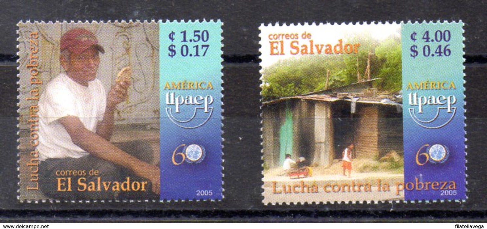 Serie De El Salvador N ºYvert 1613/14 ** UPAEP - El Salvador