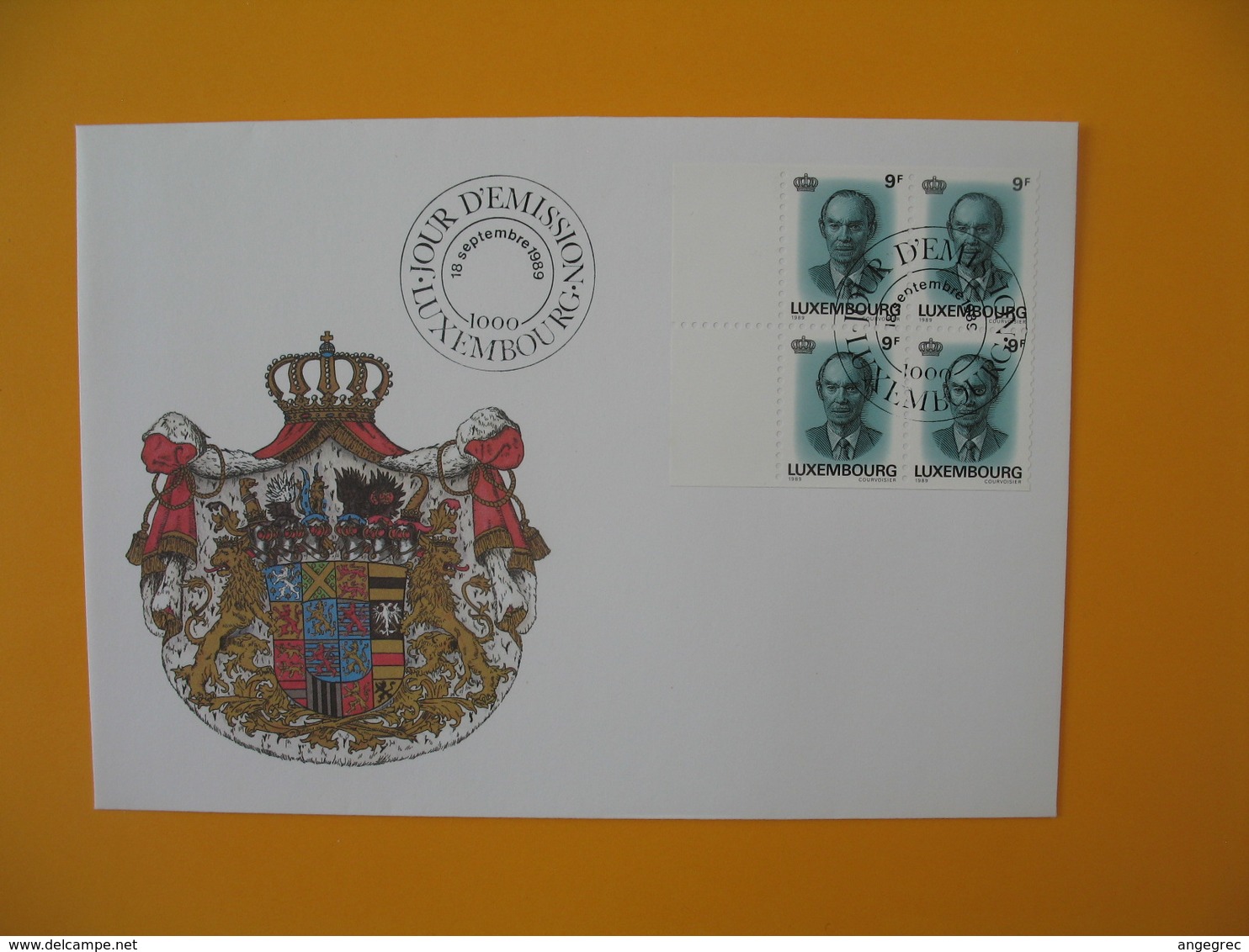 ​​​​​​​FDC Luxembourg   1989 -  Lot de  13   FDC  à voir